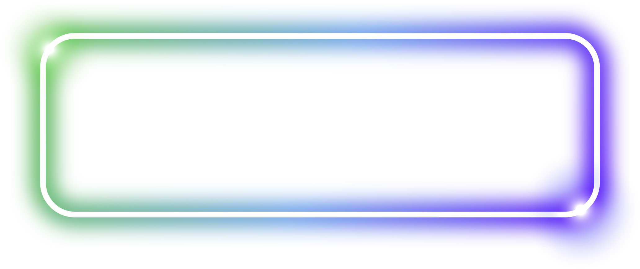 glow neon square border line light element illustration